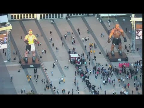 Jake Paul vs. Mike Tyson | Live look at AT&T Stadium