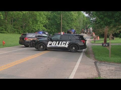 Man dead after vehicle crashes into construction zone in Franklin Township