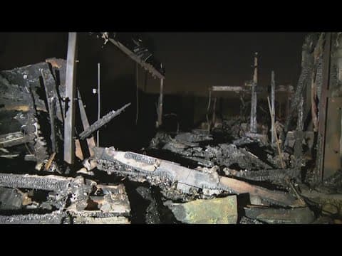 Charred remains and smoldering rubble is all that's left in some areas after Palisades Fire