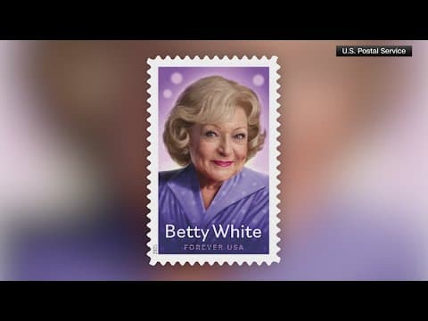USPS honors 'Golden Girls' actor Betty White with forever stamp