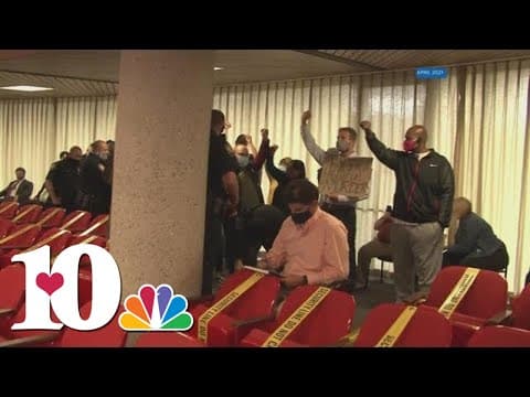 1 guilty, other 3 not guilty, after group accused of disrupting Knox Co. Commission meeting