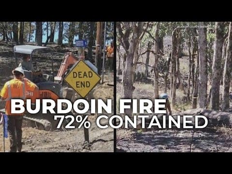 Burdoin Fire in Washington reaches 72% containment