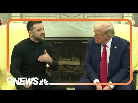 Trump, Vance label Ukrainian leader Zelenskyy as 'disrespectful' during tense Oval Office meeting
