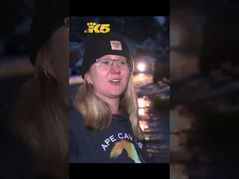 Clark County couple's vehicle totaled after driving into sinkhole #shorts