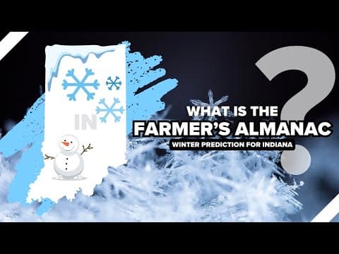Does the Farmer's Almanac winter prediction hold up in Indiana?