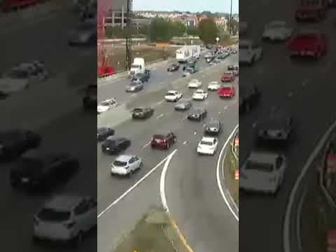 FedEx truck loses two trailers on highway