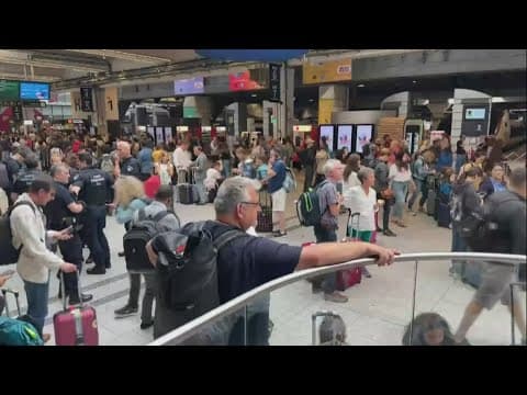 Paris arson attack delays travel heading to Olympics