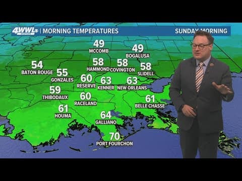 New Orleans Weather: Chilly mornings and mild afternoons