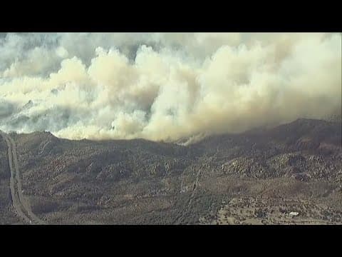 Wildfire erupts in Boulevard, mandatory evacuations ordered