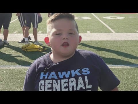 Hardin Valley's 'tiny general manager' is the academy's football team's biggest fan