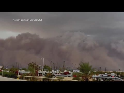 Wall of dust sweeps through Phoenix