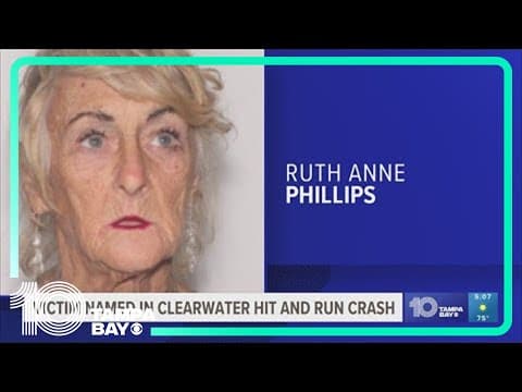 Clearwater police: Hit-and-run driver leaves 1 elderly woman injured