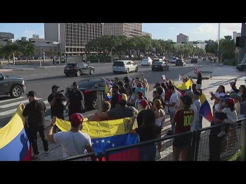Venezuelans in Houston protest the country's election results