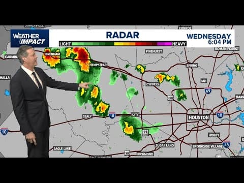 Live: Chief Meteorologist David Paul shares the Houston forecast