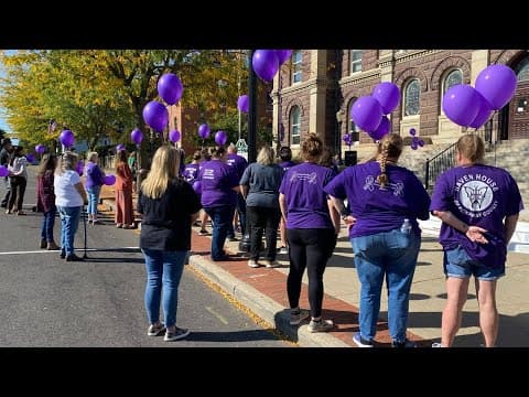 Domestic Violence Silent Victims March held in Pickaway County