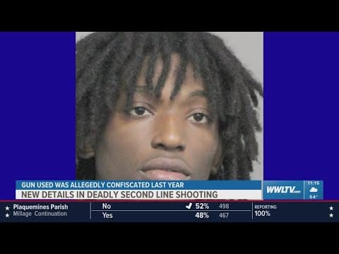 Gun used in second line shooting was same gun seized by police at a parade last year, authorities sa