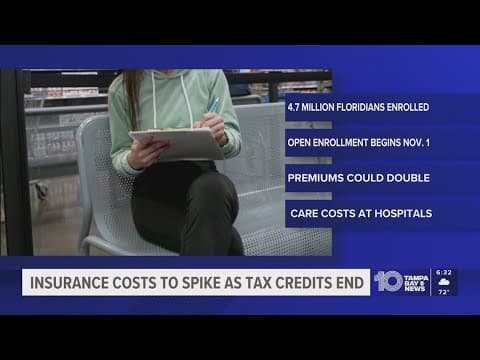 Floridians' insurance costs expected to spike as tax credits end