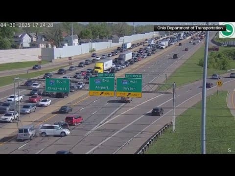 ODOT video that shows car stopping in middle of the highway, causing crash goes viral