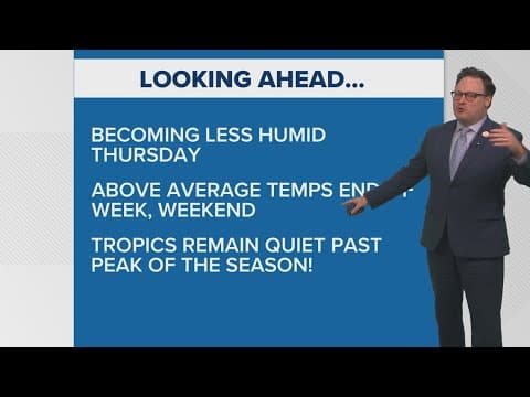 New Orleans Weather: Becoming less humid, but heat builds