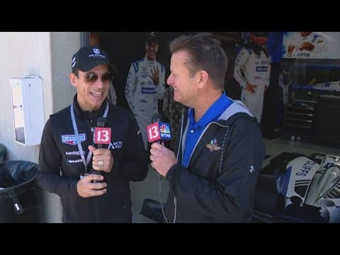 Dave Calabro chats with Helio Castroneves