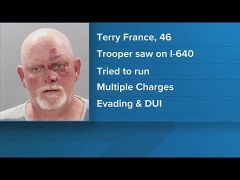 Warrant: Knoxville man arrested for DUI fled crash in truck with missing wheel
