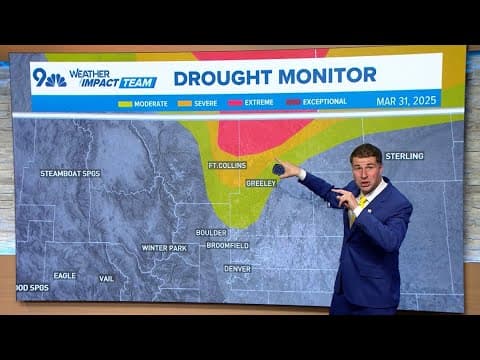 Beneficial rainfall alleviates drought across Denver area