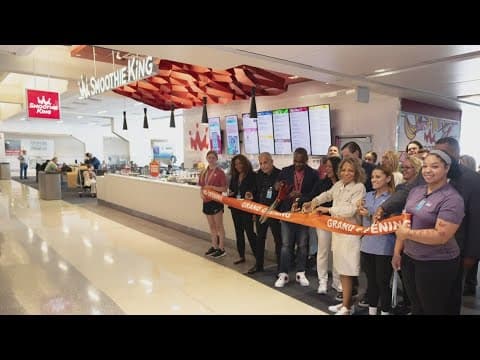 Smoothie King opens Monday at DFW Airport in Terminal A