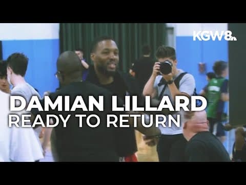 Portland Trail Blazers Damian Lillard hosts basketball camp in Beaverton
