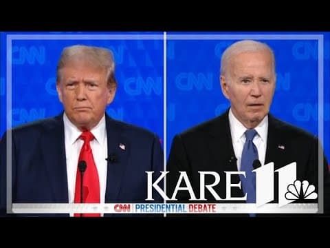 Presidential Debate: Biden vs. Trump on national debt
