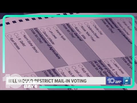 New Florida bill would restrict mail-in voting