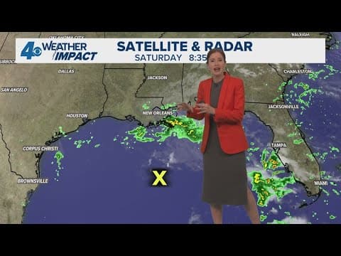Weather Impact Alert: Scattered rain on Sunday, plus clouds and a breeze