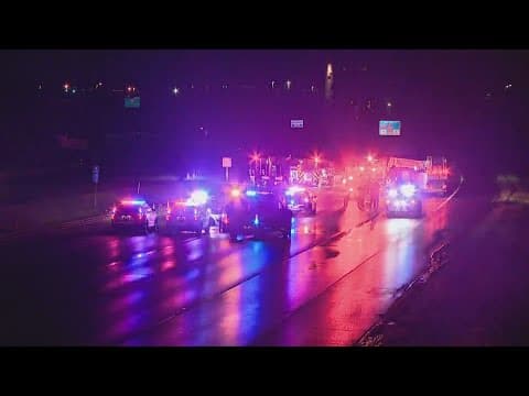 1 killed, 1 injured in crash involving Columbus fire engine on I-270