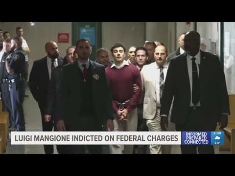 Luigi Mangione indicted on federal charges