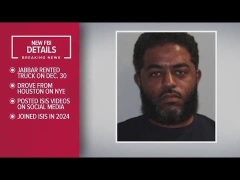 Latest on the Bourbon Street terror attack | FBI gives update on suspect driver