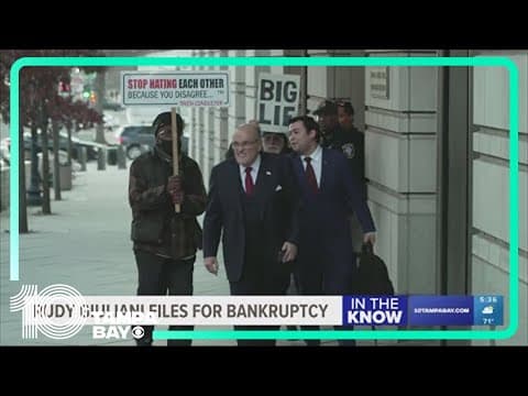Rudy Giuliani files for bankruptcy after being ordered to pay $148 million in defamation case