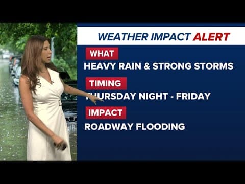 KHOU 11+ Weather Impact: Chance for disruptive storms late this week