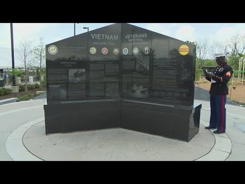 Newly built memorial in Houston pays tribute to Vietnam War veterans