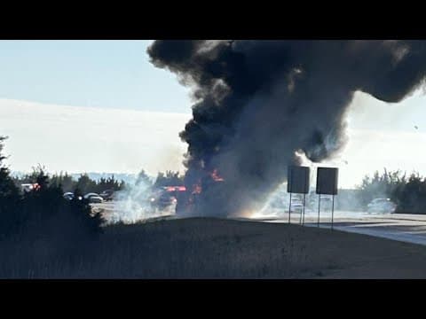 IU Indy men's basketball team evacuates bus on fire in southern Indiana