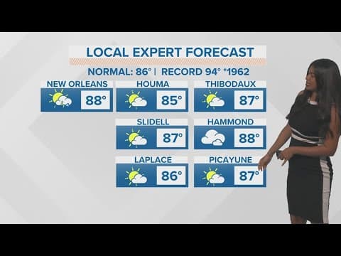Hot and humid with pop-up showers and thunderstorms