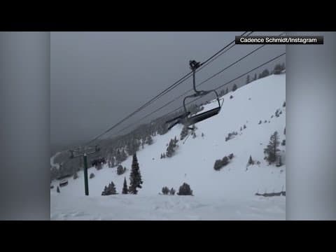 Teen collides with chairlift during skiing competition