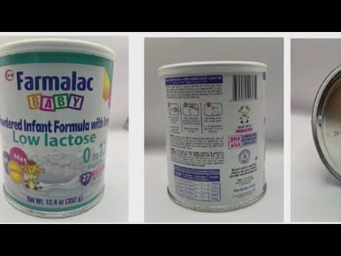 Baby formula recalled after FDA warning