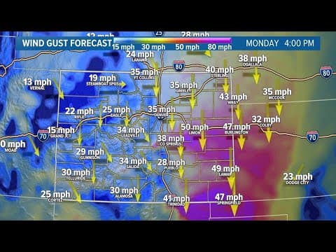 Extended forecast: Windy, cold afternoon for Denver