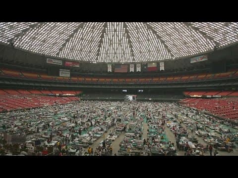 The stories from inside the Astrodome as it housed evacuees from Hurricane Katrina in 2005