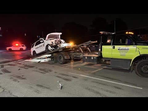 Police investigating 3-vehicle crash on Indianapolis' northeast side