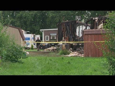 Coroner identifies 2 dead in Clark County mobile home after fire