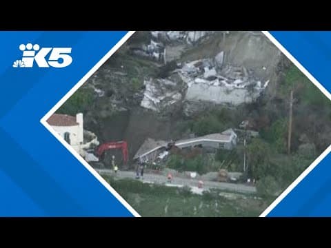 Major landslide destroys one of the few surviving homes of Palisades Fire
