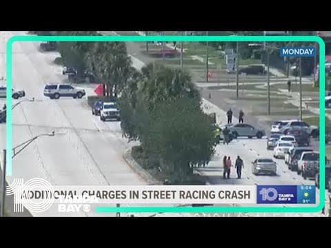 New charges filed against driver involved in deadly street racing crash