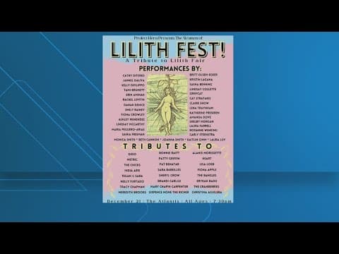 2nd Annual Lillith Fest tomorrow at the Atlantis in Northwest DC