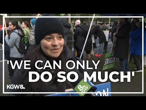 Providence health care workers in Oregon share why they're striking