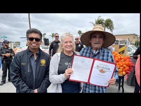 Oceanside's Frank Barron honored for feeding over 1,000 people monthly